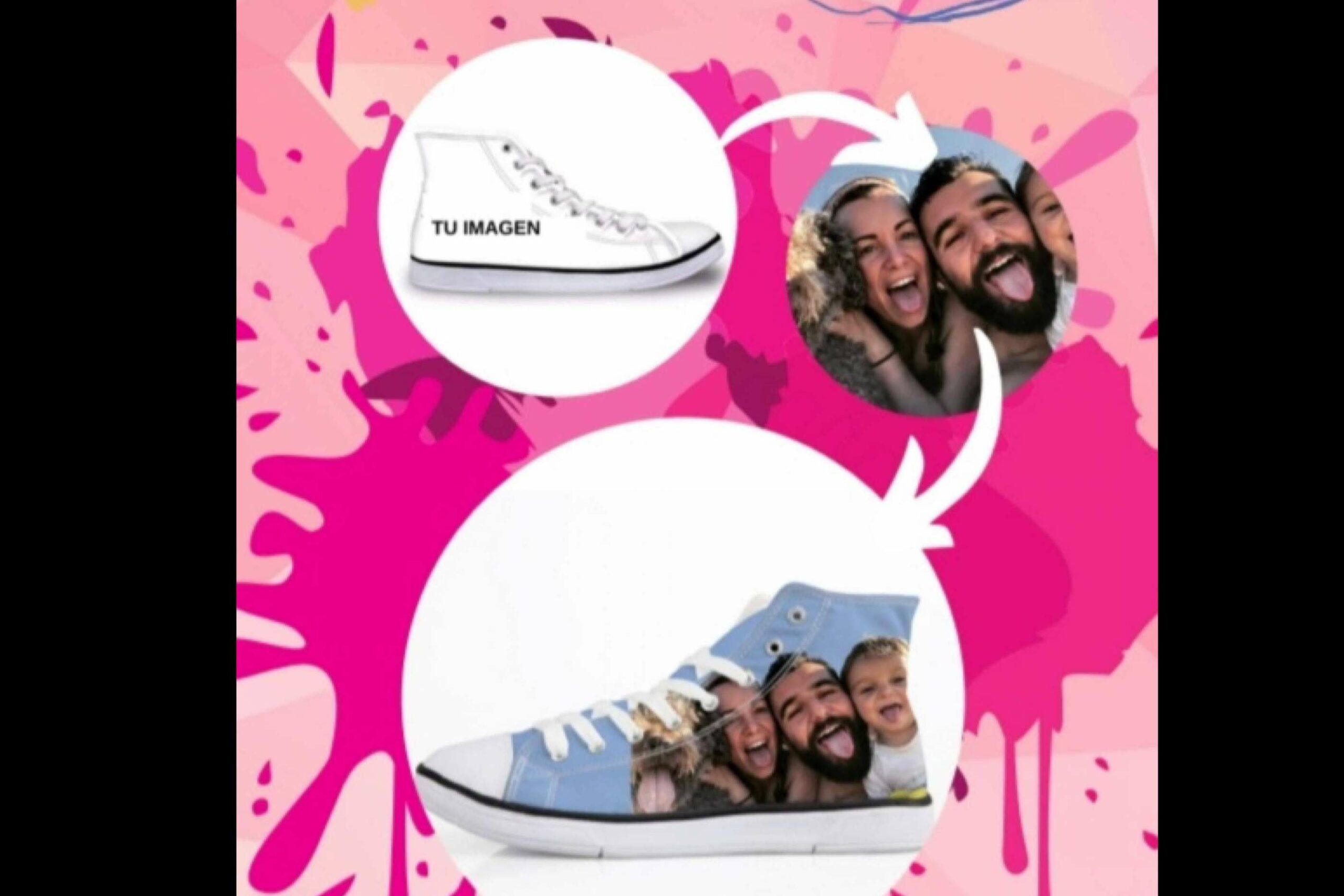Zapatillas personalizadas para toda España y Portugal en la tienda online OriginalFeet