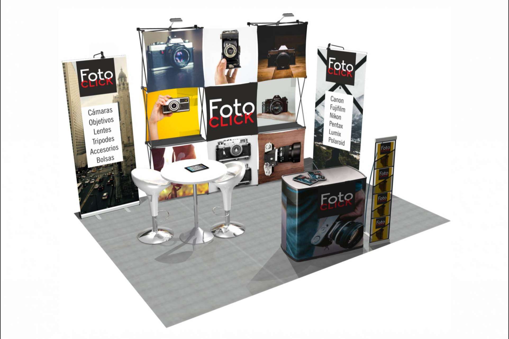 Una puesta en escena premium con un stand 100% smart de la mano de Olika Stands