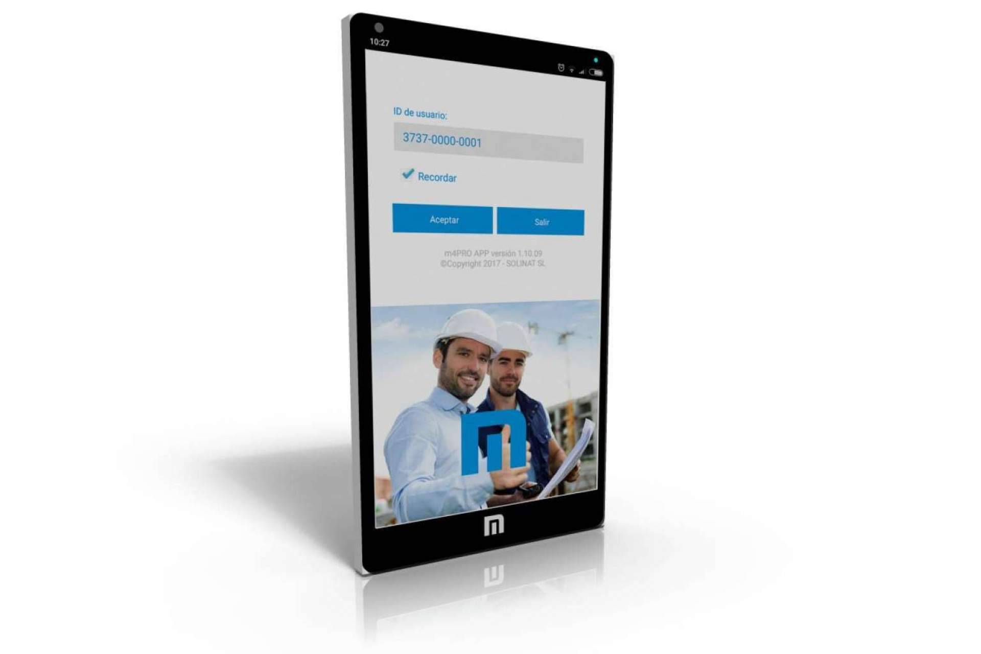 m4PRO APP Obras, control de personal y maquinaria directamente desde la obra