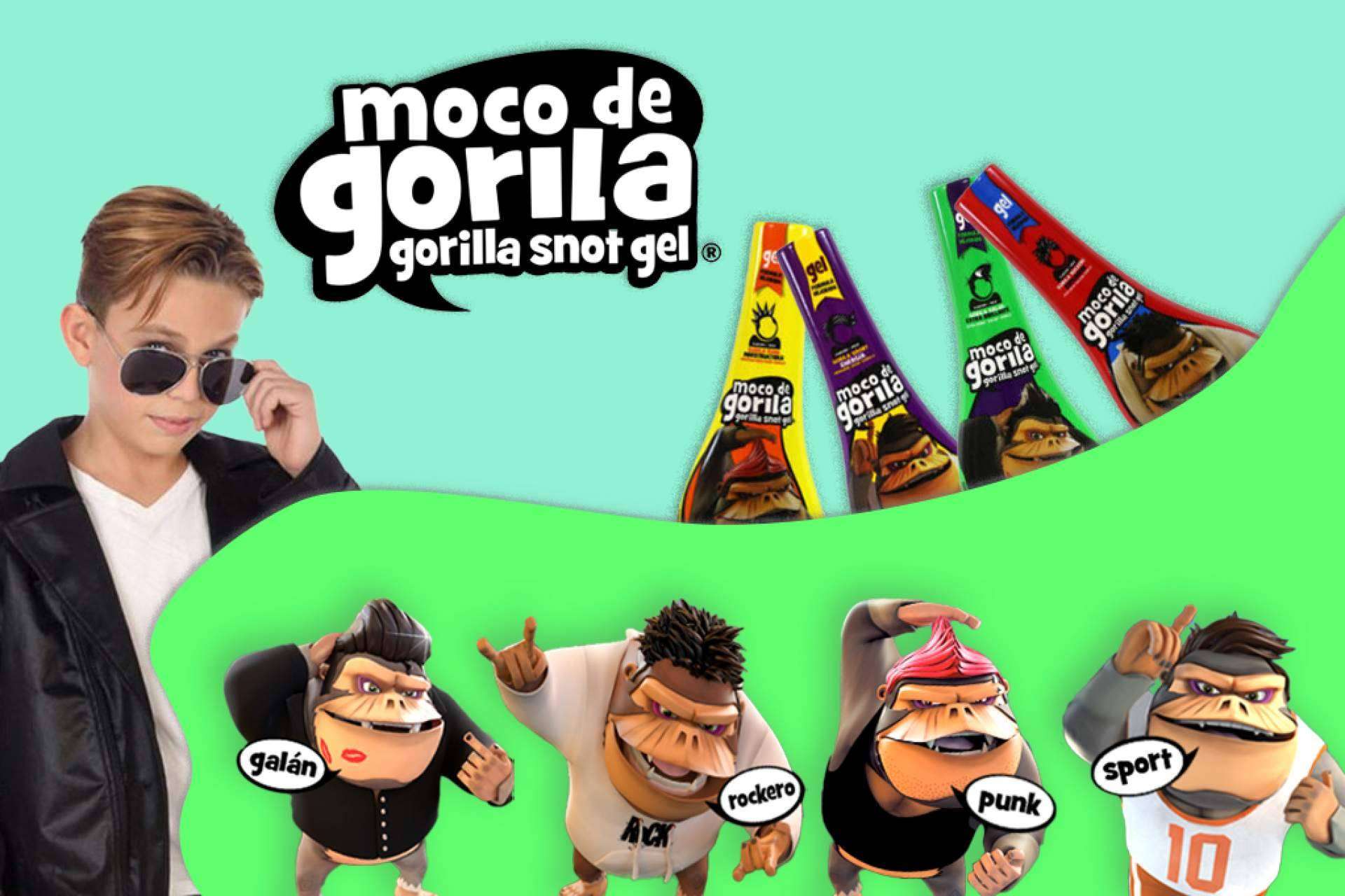 El gel fijador Moco de Gorila se adapta a cualquier tipo de look disponible en la tienda Boutique Curly