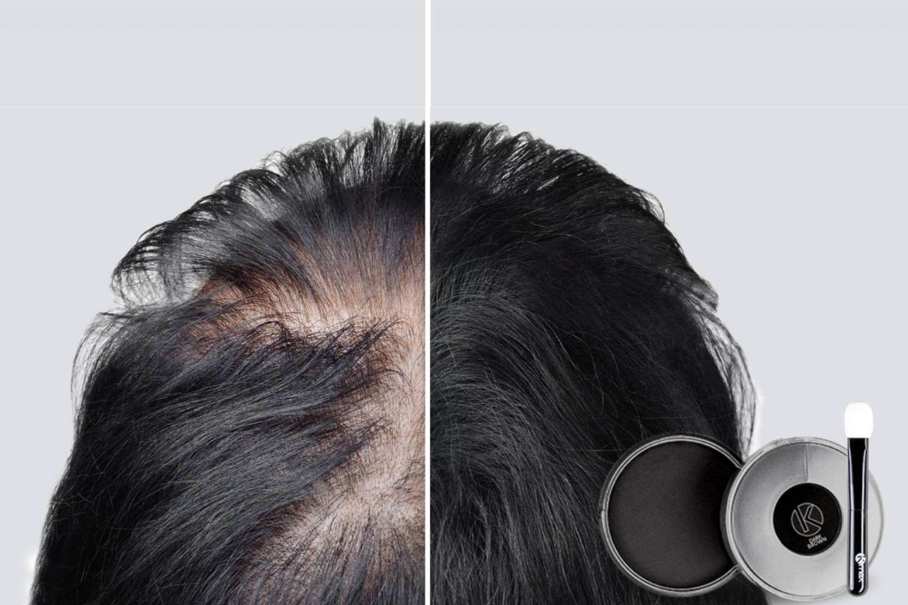 El maquillaje capilar que oculta los primeros signos de la alopecia