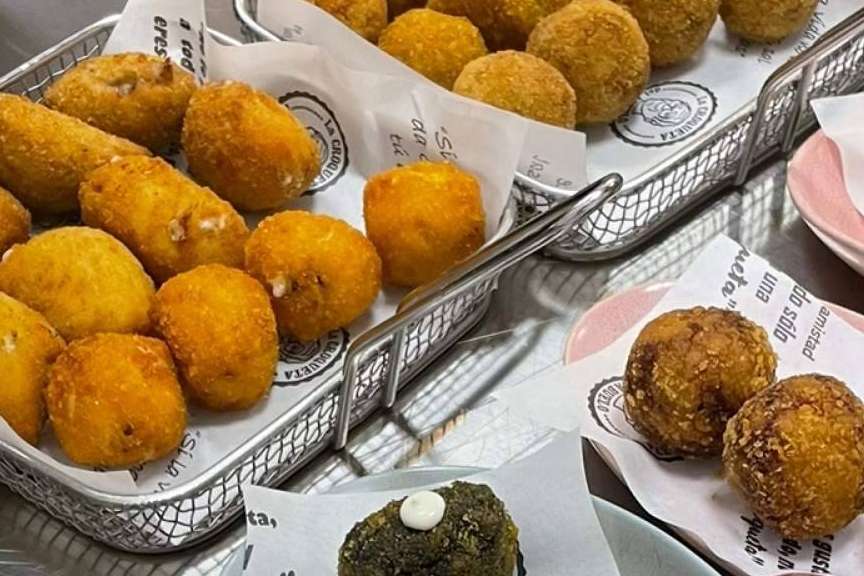 La Croqueta del Abuelo ofrece una gama de croquetas sin gluten