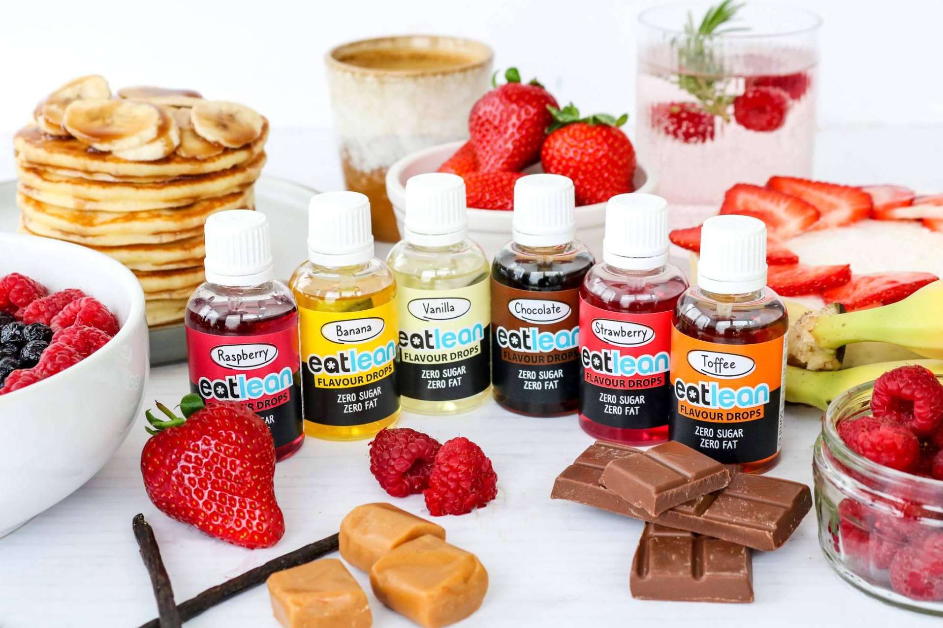 Los saborizantes de Eatlean permiten agregar un sabor dulce a los desayunos y meriendas sin azúcar