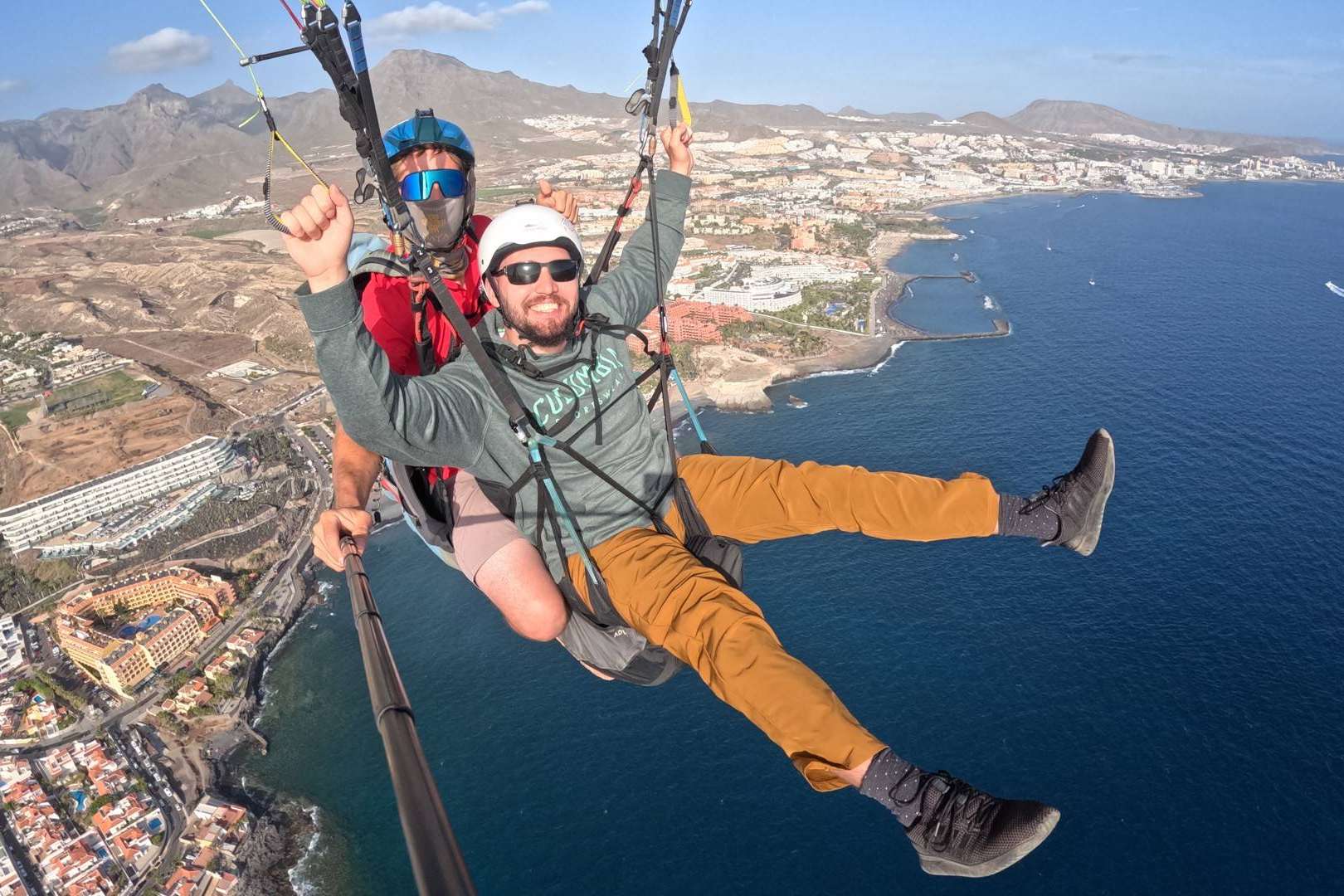 Los vuelos en parapente de Tenerfly permiten disfrutar del cielo de Tenerife