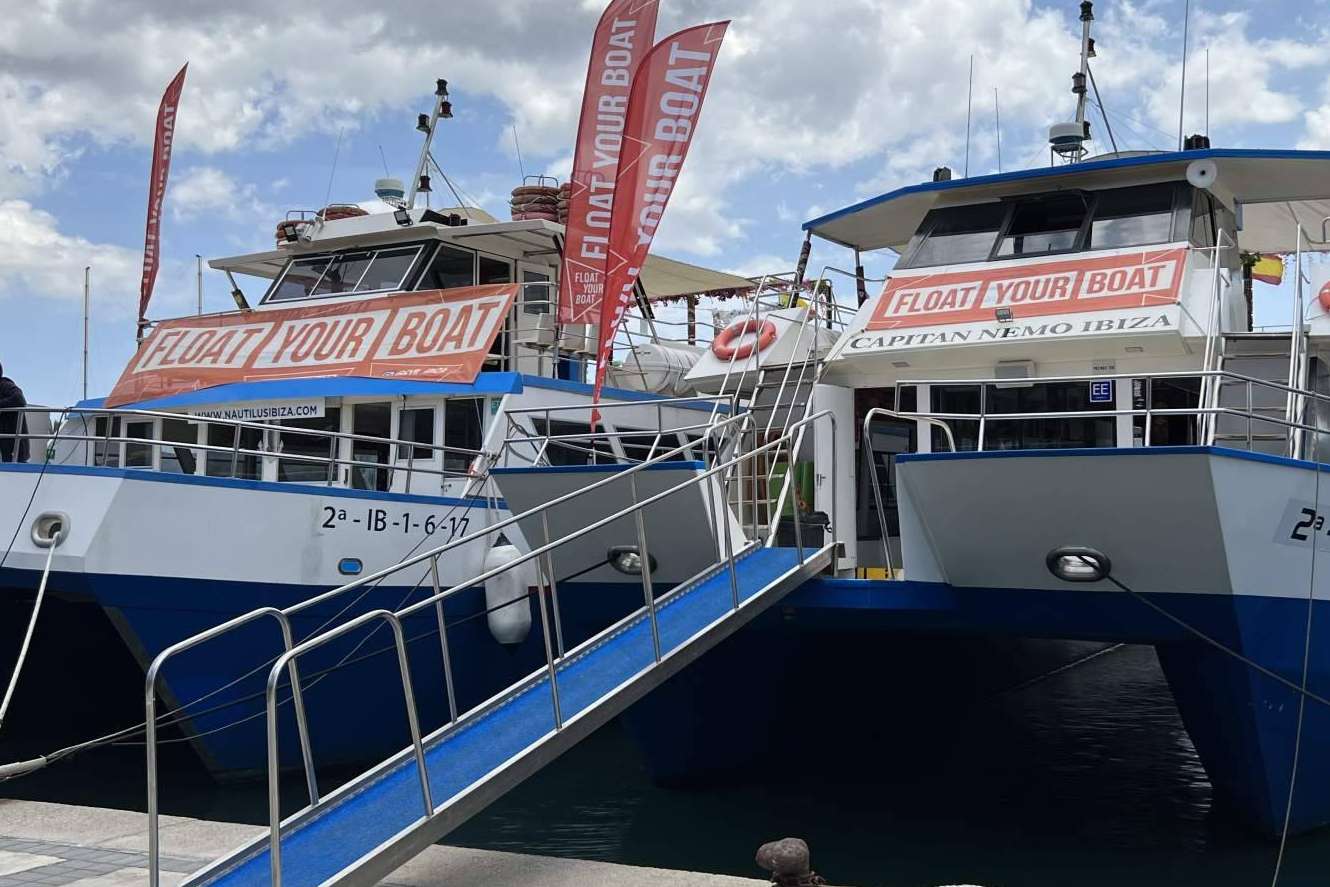 Unas de las mejores fiestas en Ibiza llegan de la mano de Float Your Boat Ibiza