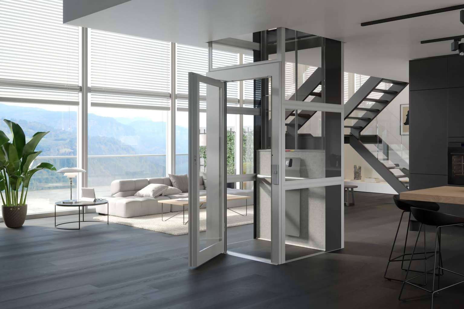 Cibes Lift; ascensores de diseño para casas, sin necesidad de obras