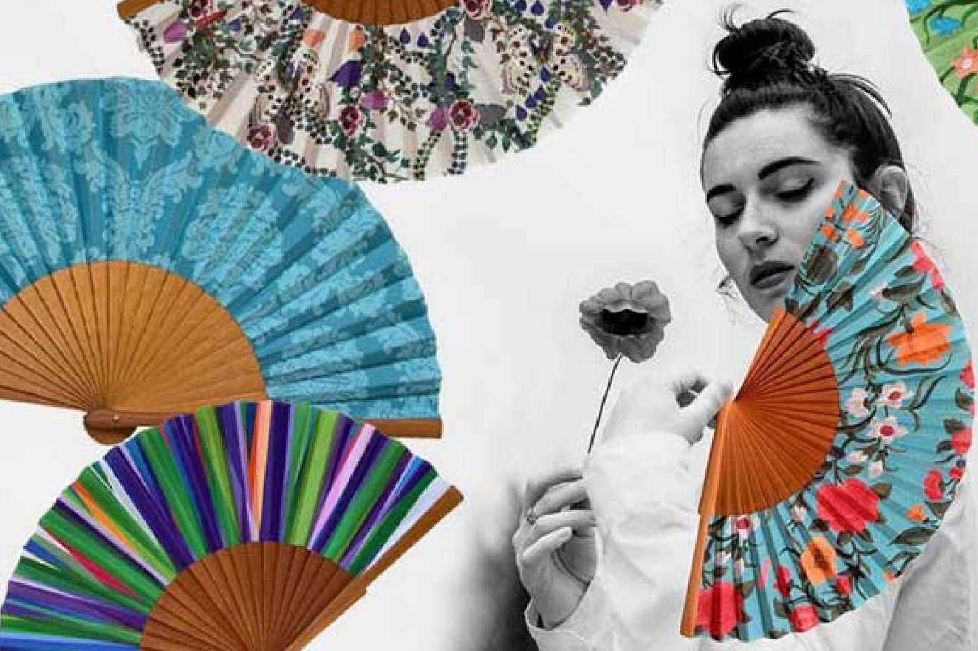 Combatir el calor del verano, con los abanicos artesanales de Santacana