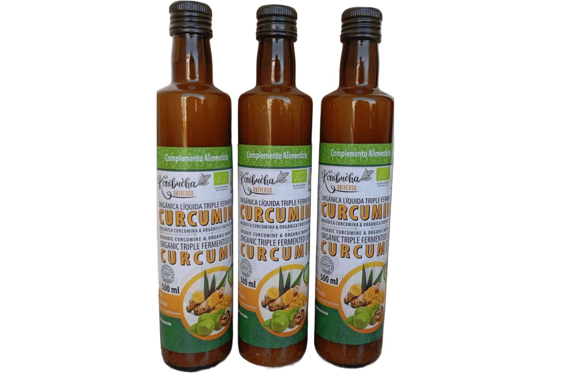 Qué beneficios aporta el suplemento dietético a base de curcumina orgánica triple fermentada de Kombucha Universo